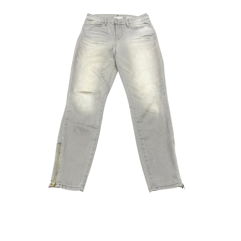 Denizen from Levis Womens 2 W26 High Rise Ankle Skinny Gray Jeans Zip Hem 0545